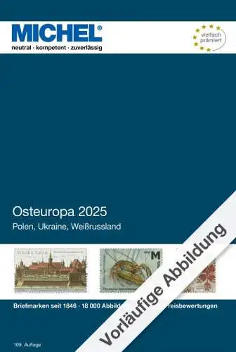 Michel Europa Katalog Band 15 - Osteuropa 2024/2025, 109. Auflage