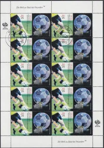 D,Bund Mi.Nr. Klbg. 2440 Sporthilfe, Fußball-WM 2006, Spielszene