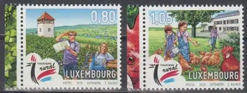 Luxemburg MiNr. 2232-2233 Urlaub auf dem Land