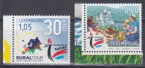 Luxemburg MiNr. 2273-2274 Urlaub auf dem Land