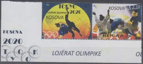 Kosovo MiNr. 542-543 Olympische Sommerspiele Tokio (Zdr.)