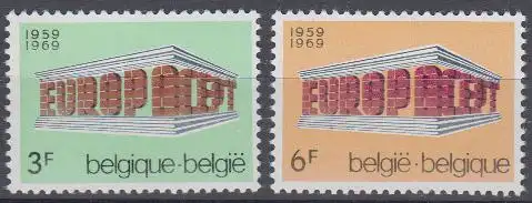 Belgien Mi.Nr. 1546-1547 Europa 1969 (2 Werte)