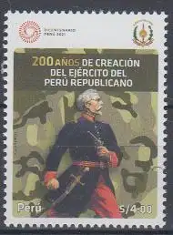 Peru Mi.Nr. 2934, 200 Jahre peruanische Armee