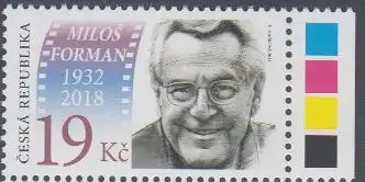 Tschechien Mi.Nr. 1149, 90. Geburtstag von Miloš Forman