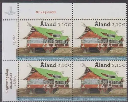 Aland Mi.Nr. 516 Pavillon des Åländischen Jachtklubs (ÅSS)