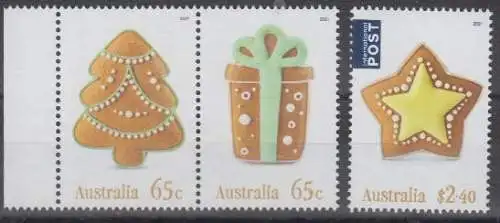 Australien MiNr. 5415-5417 Weihnachten 2021