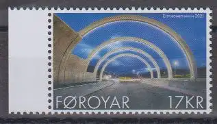 Färöer MiNr. 1009 Eysturoy-Tunnel, Bögen der Tunneleinfahrt