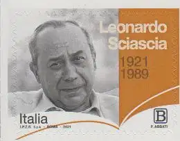 Italien MiNr. 4385, 100. Geburtstag von Leonardo Sciascia