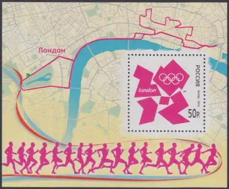 Russland Mi.Nr. Block 168 Olympia 2012 London