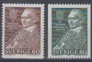 Schweden Mi.Nr. 544-545 C 100. Geburtstag von Nathan Söderblom (2 Werte)