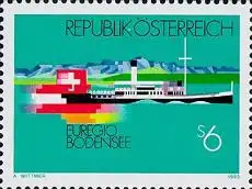 Österreich Mi.Nr. 2096 Euregio Bodensee, Dampfer Hohentwiel (6)