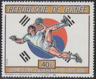 Guinea Mi.Nr. 1141A Olympia 1988 Seoul, Handball (40)