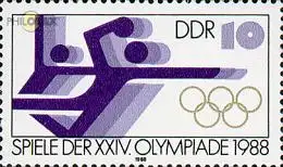 D,DDR Mi.Nr. 3184 Olympia 1988, Hallenhandball (10)