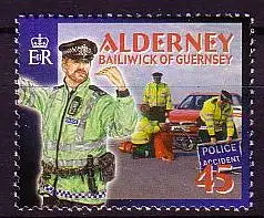 Alderney Mi.Nr. 222 Absichern eines Verkehrsunfalls (45)