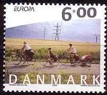 Dänemark Mi.Nr. 1375 Europa 2004: Ferien - Radfahren (6,00)