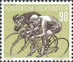 Liechtenstein Mi.Nr. 368 Sport, Radrennen (90)