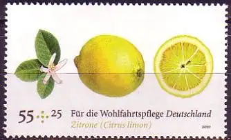 D,Bund Mi.Nr. 2771 Wohlfahrt, Obst, Zitrone (55+25)