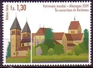 UNO Genf Mi.Nr. 645 UNESCO-Welterbe, Deutschland, Klosterinsel Reichenau (1,30)