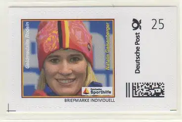 Goldmedaille Natalie Geisenberger Rodeln (Marke Individuell skl)