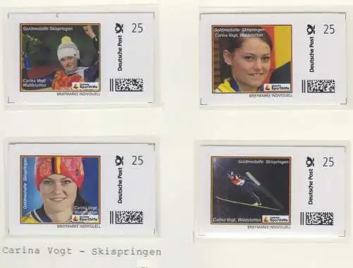 Goldmedaille Carina Voigt, Waldstetten, Skispringen (4 Marken Individuell skl)