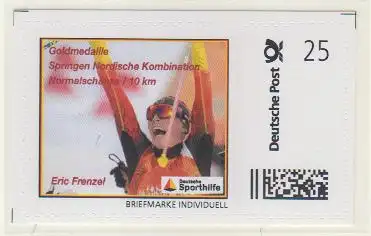 Goldmedaille Eric Frenzel, Skispringen (Marke Individuell skl)