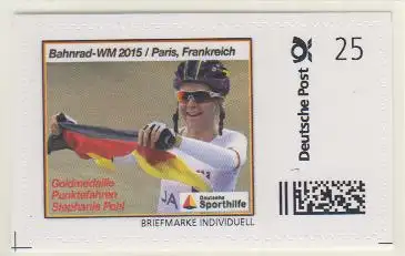 Bahnrad-WM 2015 Frakreich Kistina Vogel, Pohl  u.a. (3 Marken Individuell skl)