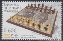 Montenegro Mi.Nr. 176 Schacholympiade Dresen (0,60)