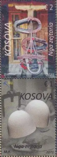 Kosovo MiNr. 558-559 Handarbeit (Zdr.)