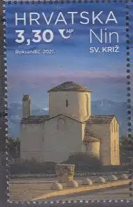 Kroatien MiNr. 1528-1529 Heiligkreuz-Kirche und Luftbild von Nin