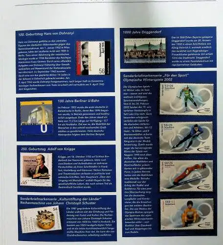 "Der Weg zum Euro auf Briefmarken", Sammlung der Deutschen Post 
