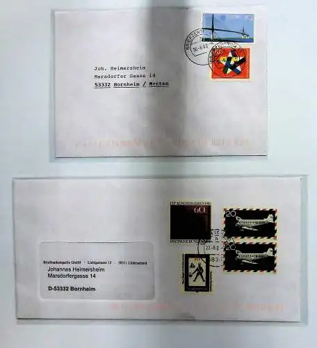 "Der Weg zum Euro auf Briefmarken", Sammlung der Deutschen Post 
