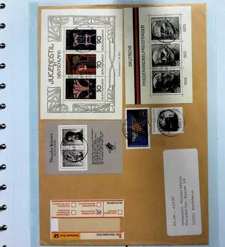 "Der Weg zum Euro auf Briefmarken", Sammlung der Deutschen Post 