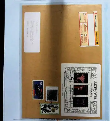 "Der Weg zum Euro auf Briefmarken", Sammlung der Deutschen Post 