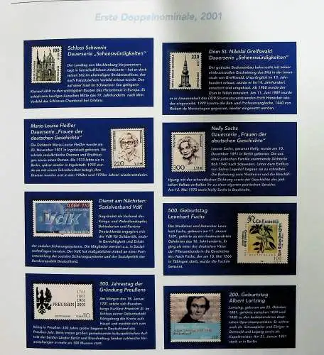 "Der Weg zum Euro auf Briefmarken", Sammlung der Deutschen Post 