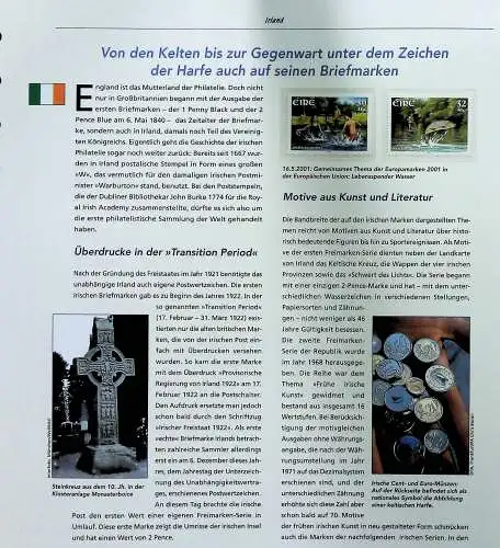 "Der Weg zum Euro auf Briefmarken", Sammlung der Deutschen Post 