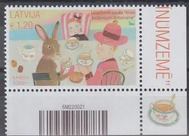 Lettland MiNr. 1159  Märchen Alice im Wunderland