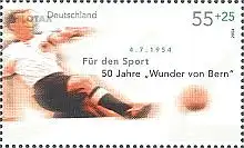 D,Bund Mi.Nr. 2385 Sporthilfe, Max Morlock, Fußball-Nationalspieler (55+25)