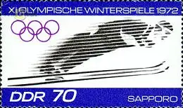 D,DDR Mi.Nr. 1730 Olympische Winterspiele 1972, Skispringen (70)