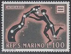 San Marino Mi.Nr. 952 Tierkreiszeichen Wassermann (100)