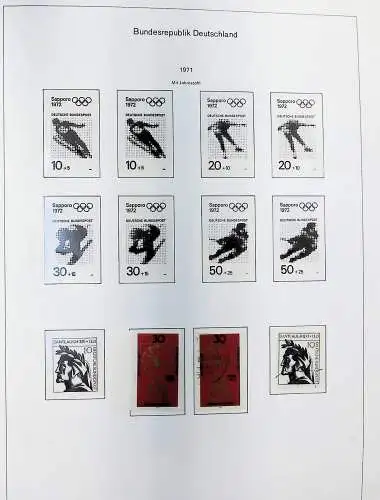 Sammlung Bund 1970 - 79 im KA-BE bi-collect Album, alle Seiten unten abgeb.