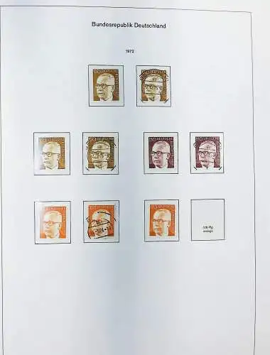 Sammlung Bund 1970 - 79 im KA-BE bi-collect Album, alle Seiten unten abgeb.