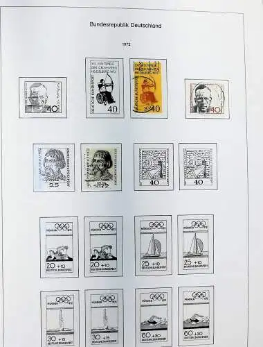 Sammlung Bund 1970 - 79 im KA-BE bi-collect Album, alle Seiten unten abgeb.