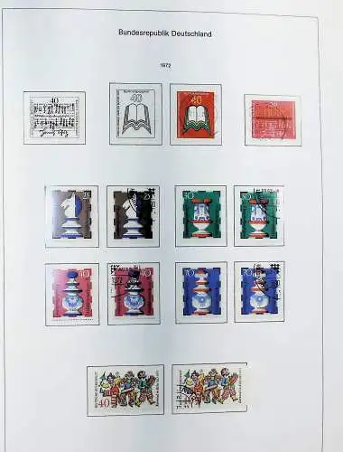 Sammlung Bund 1970 - 79 im KA-BE bi-collect Album, alle Seiten unten abgeb.
