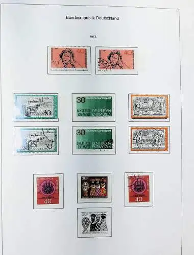 Sammlung Bund 1970 - 79 im KA-BE bi-collect Album, alle Seiten unten abgeb.