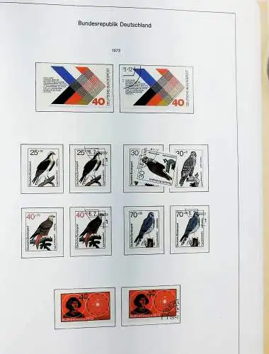 Sammlung Bund 1970 - 79 im KA-BE bi-collect Album, alle Seiten unten abgeb.