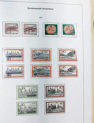 Sammlung Bund 1970 - 79 im KA-BE bi-collect Album, alle Seiten unten abgeb.
