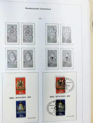Sammlung Bund 1970 - 79 im KA-BE bi-collect Album, alle Seiten unten abgeb.