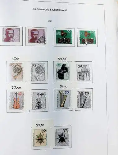 Sammlung Bund 1970 - 79 im KA-BE bi-collect Album, alle Seiten unten abgeb.