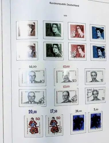 Sammlung Bund 1970 - 79 im KA-BE bi-collect Album, alle Seiten unten abgeb.