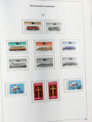 Sammlung Bund 1970 - 79 im KA-BE bi-collect Album, alle Seiten unten abgeb.